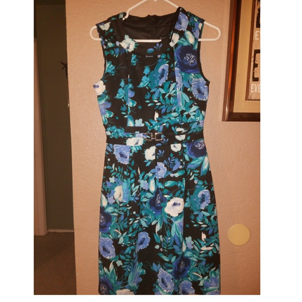 Blue and Teal Cocktail dress